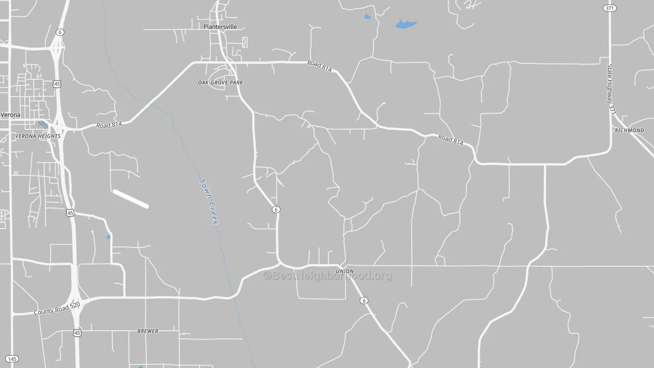 Transit Grade map of 38862, MS