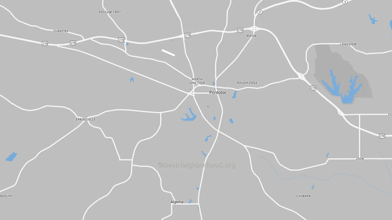 Transit Grade map of 38863, MS