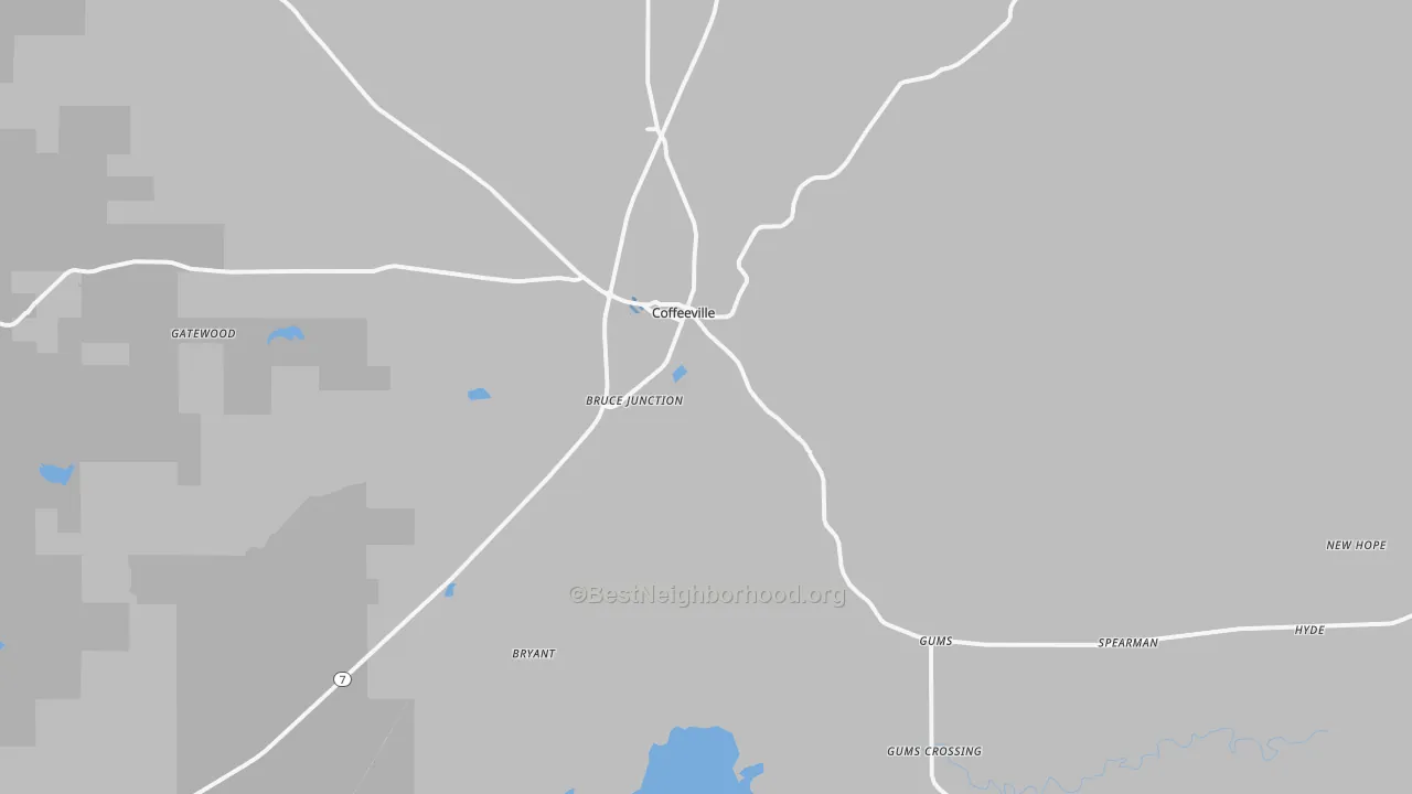 Transit Grade map of 38922, MS