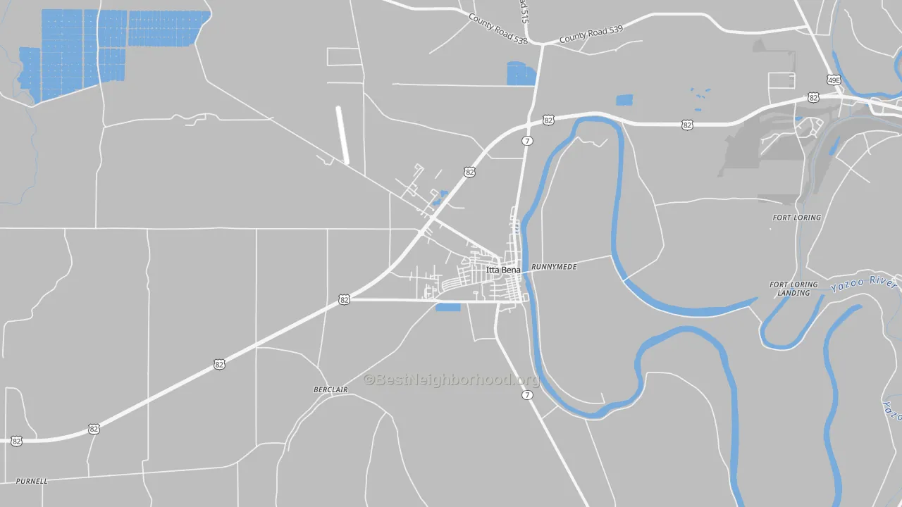 Transit Grade map of 38941, MS