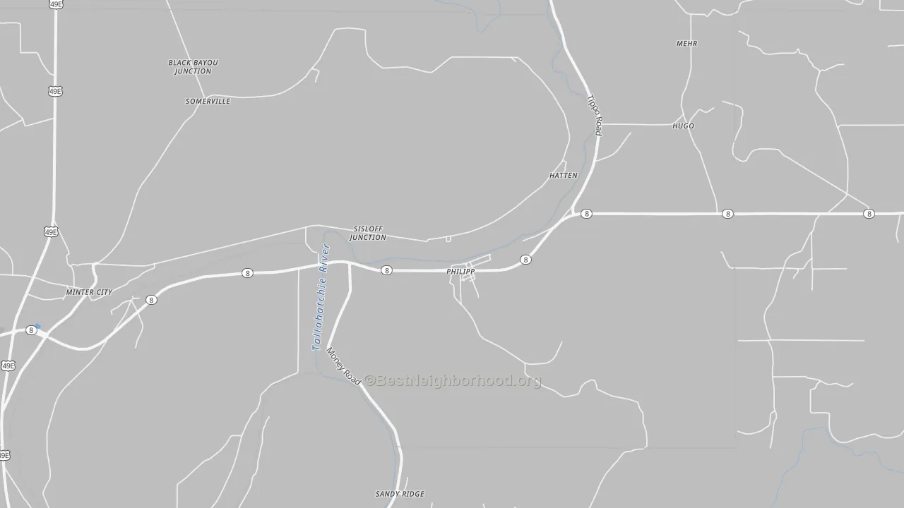 Transit Grade map of 38950, MS