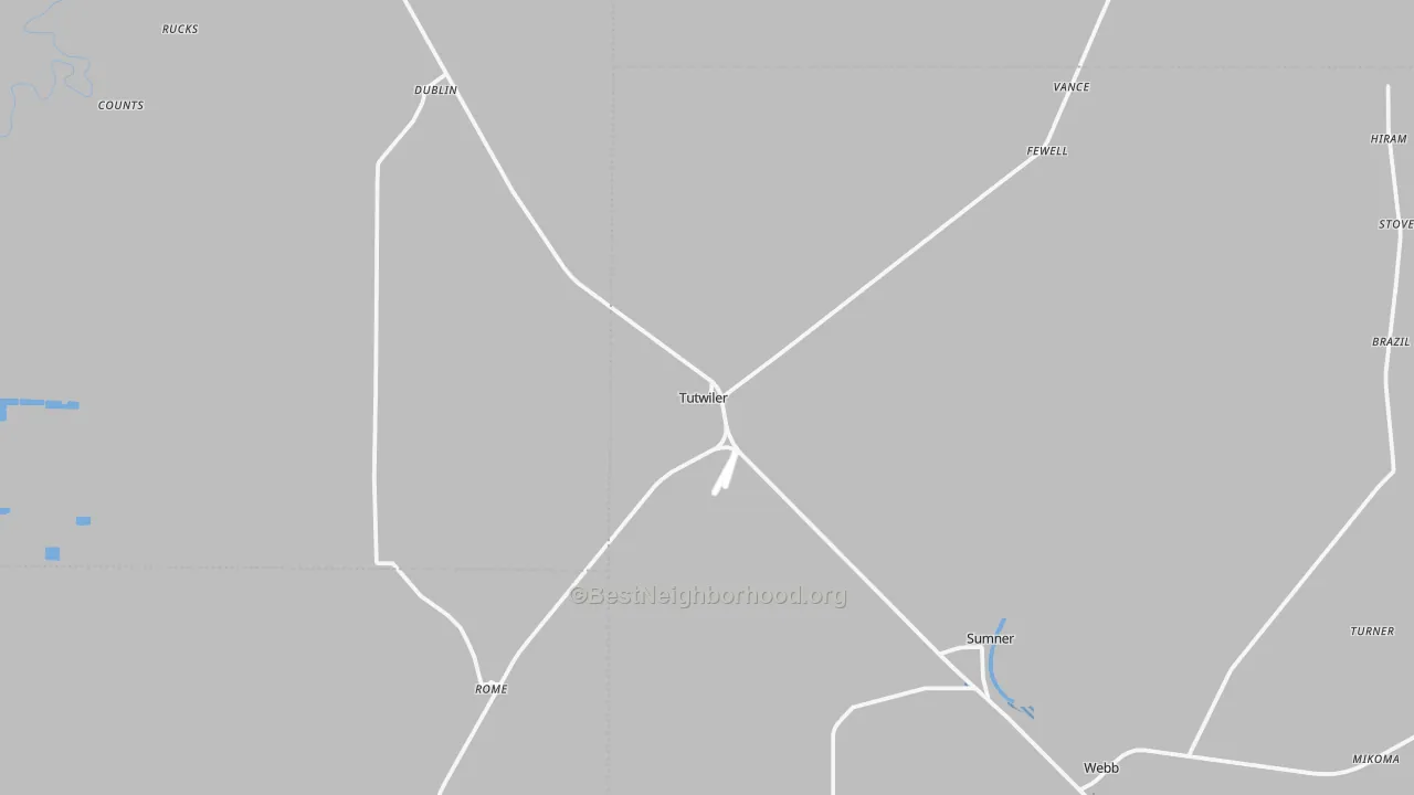 Transit Grade map of 38963, MS