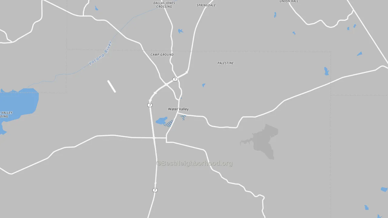 Transit Grade map of 38965, MS