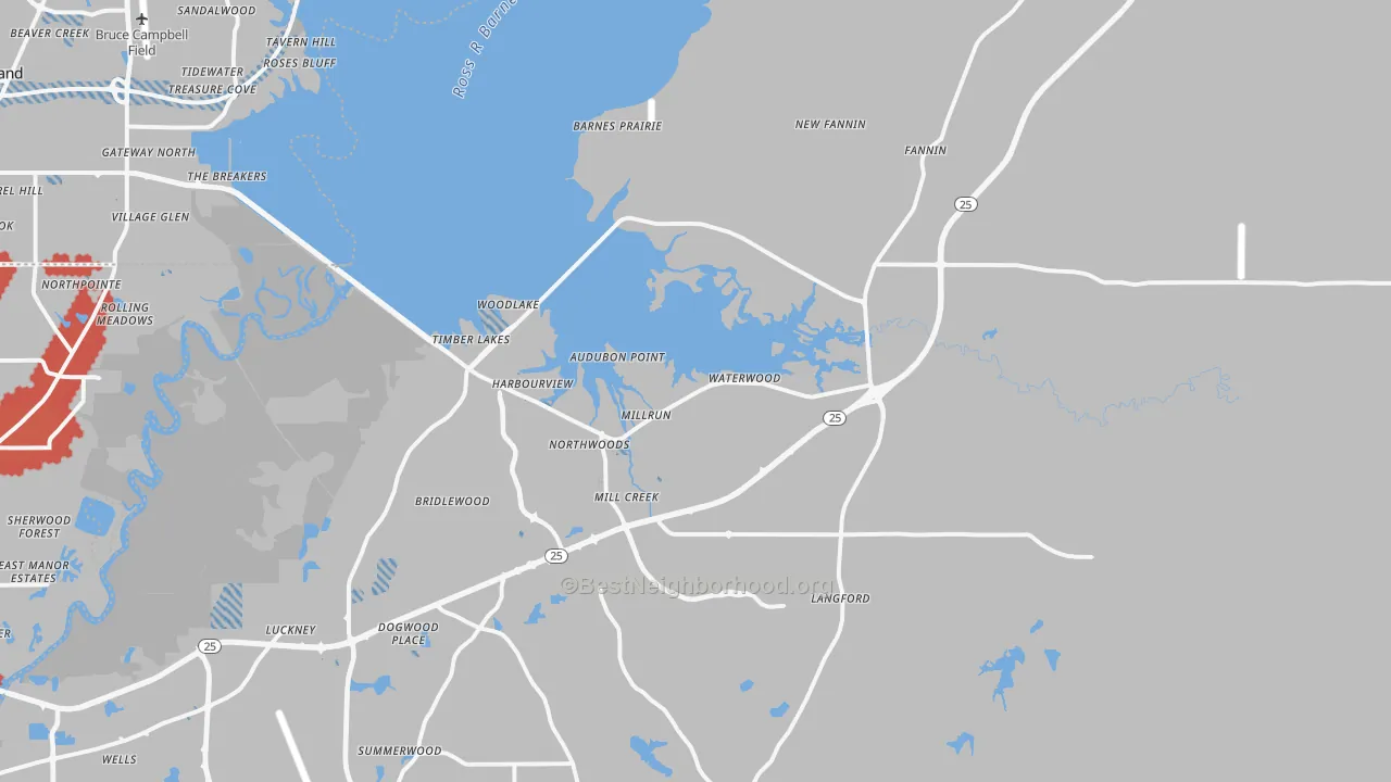 Transit Grade map of 39047, MS