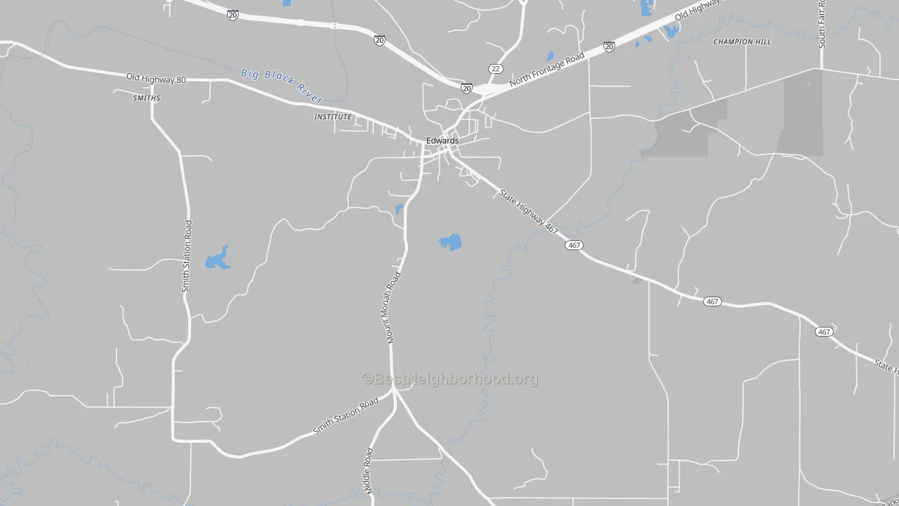Transit Grade map of 39066, MS