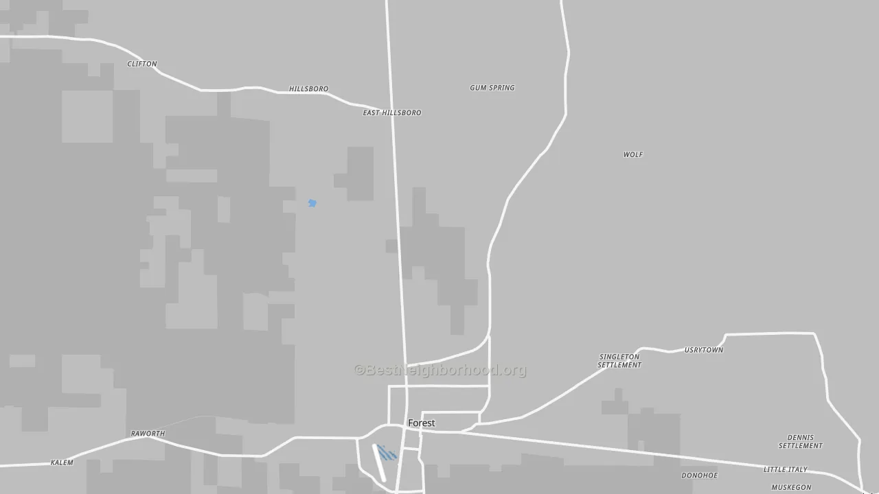 Transit Grade map of 39074, MS