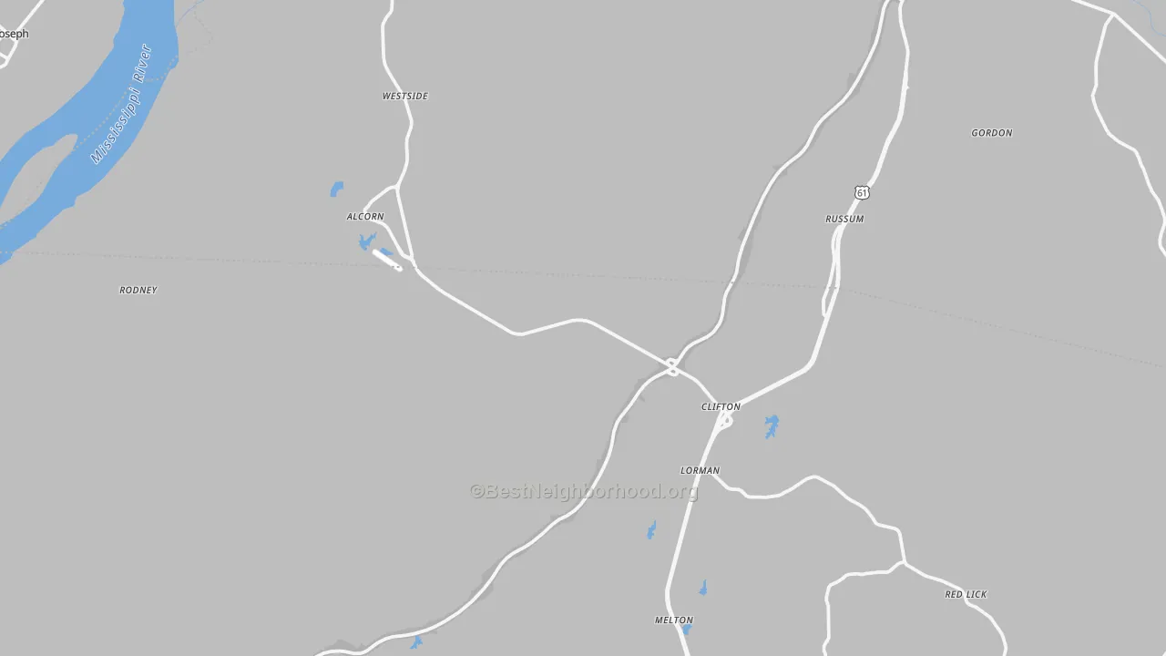 Transit Grade map of 39096, MS