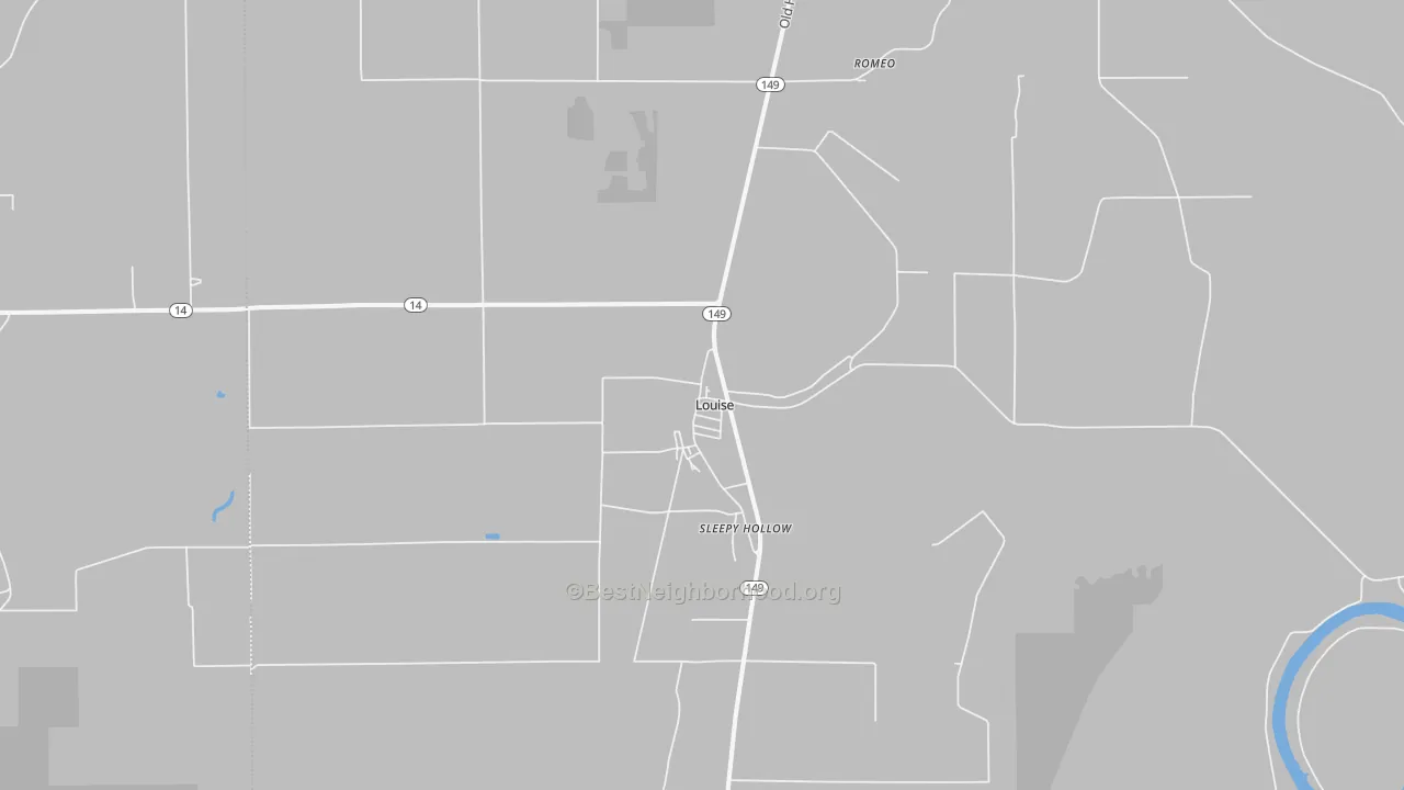 Transit Grade map of 39097, MS