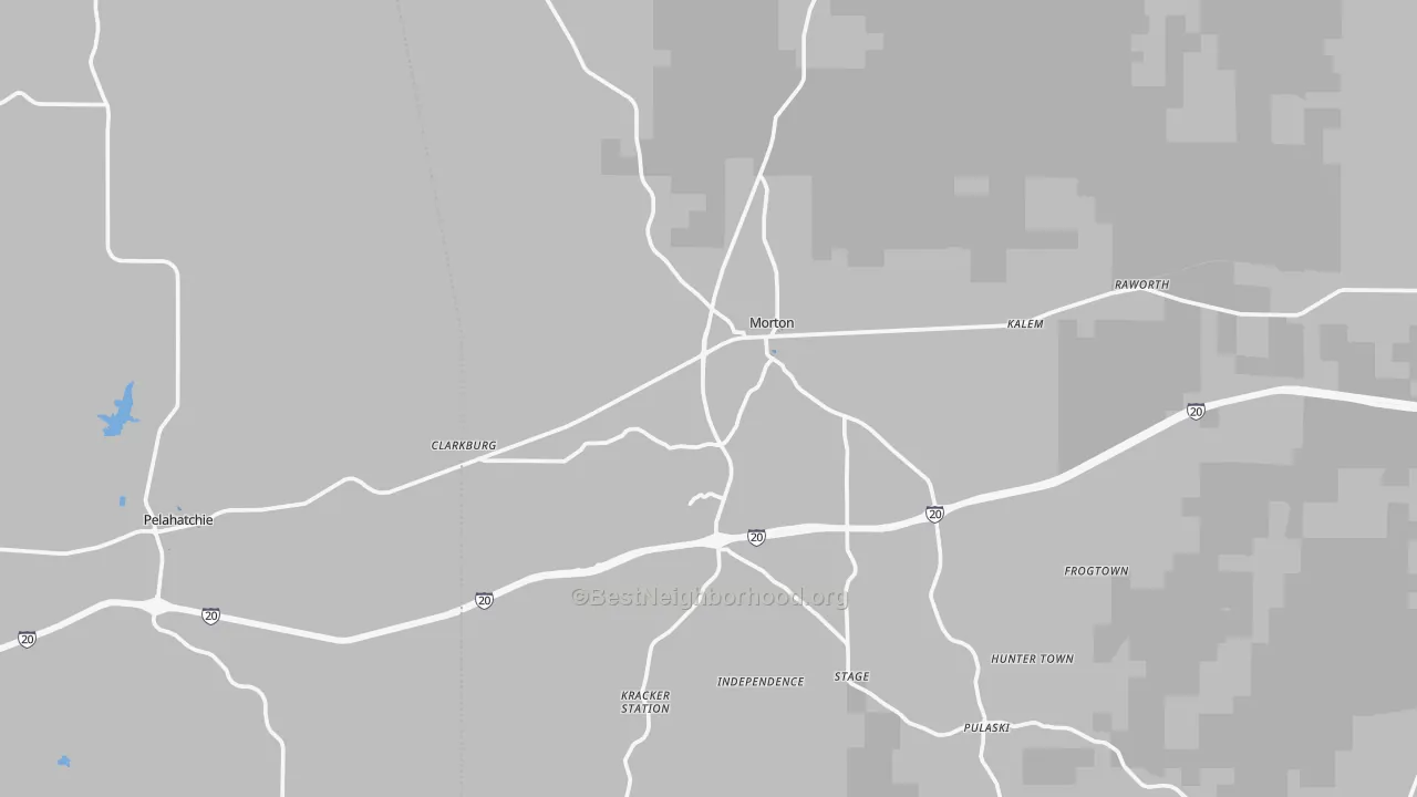 Transit Grade map of 39117, MS