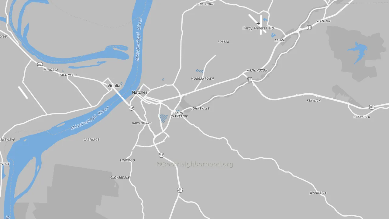 Transit Grade map of 39120, MS