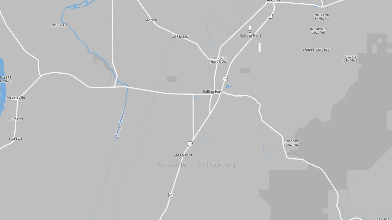 Transit Grade map of 39159, MS
