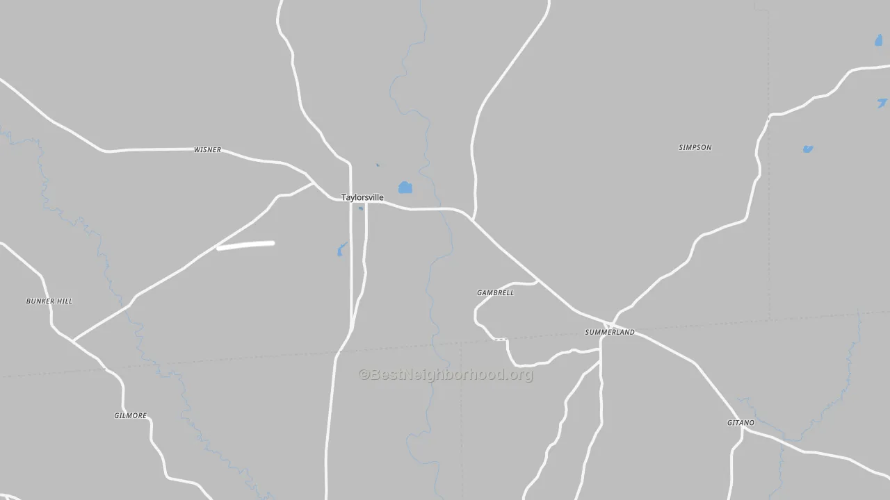 Transit Grade map of 39168, MS