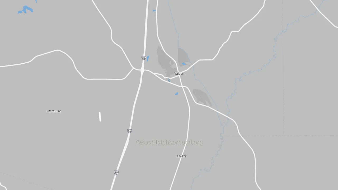 Transit Grade map of 39176, MS