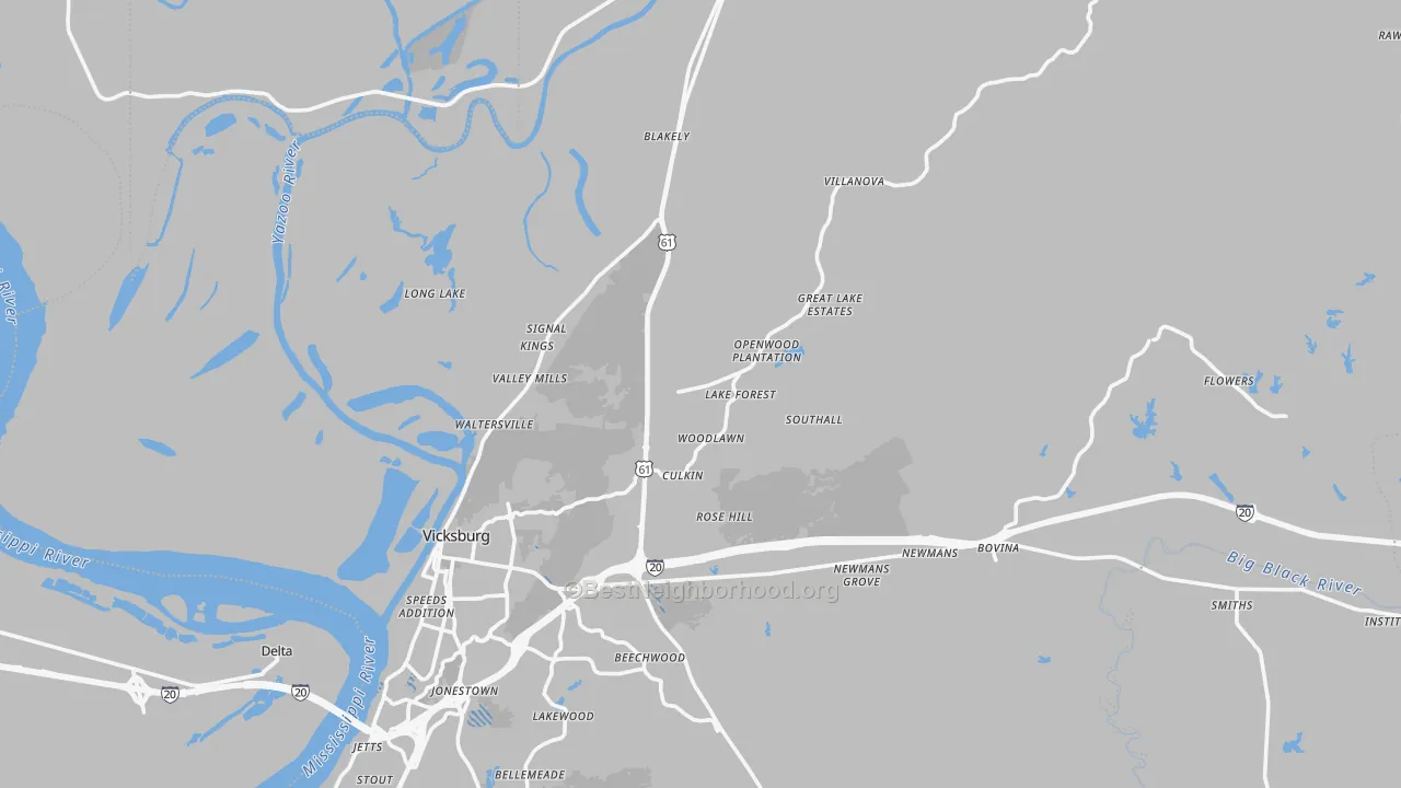Transit Grade map of 39183, MS