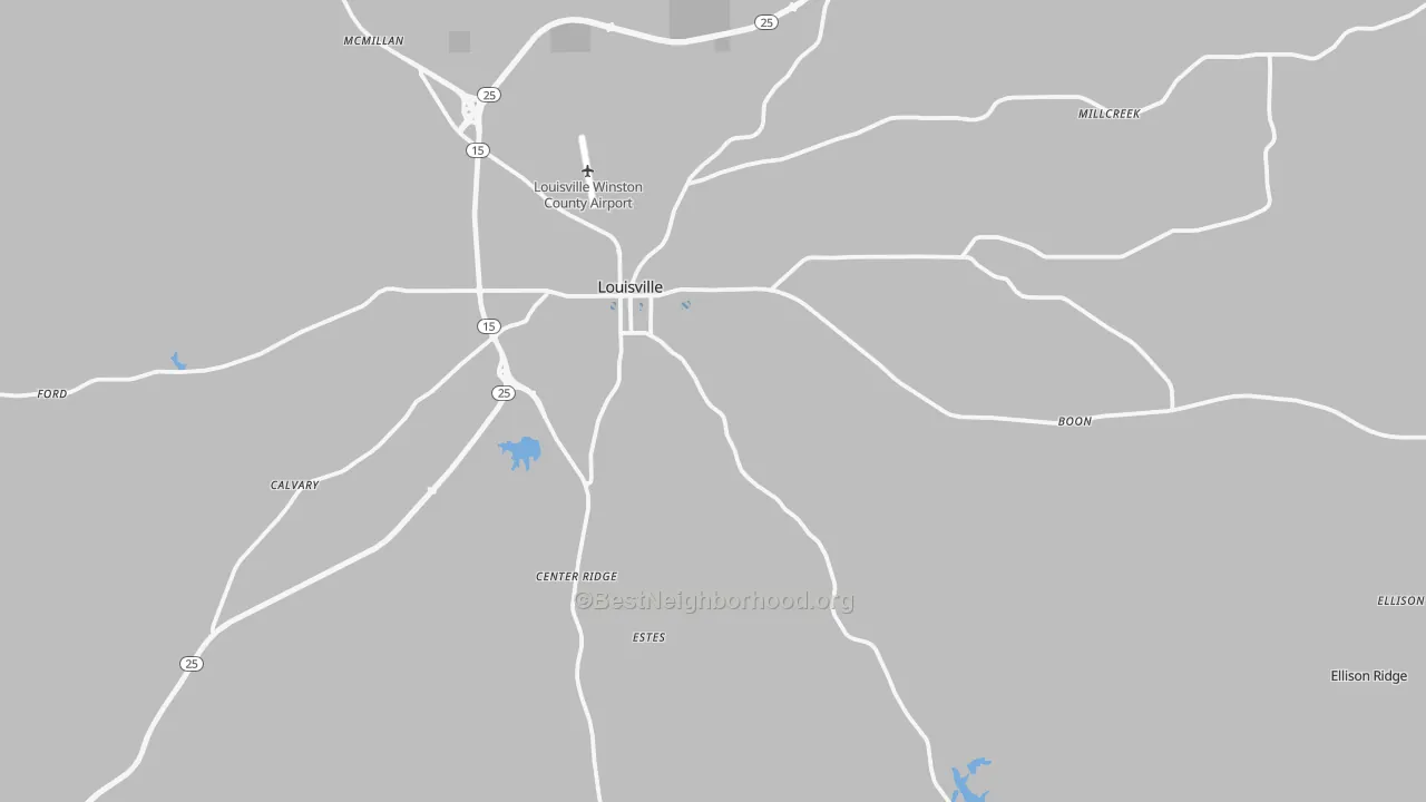Transit Grade map of 39339, MS