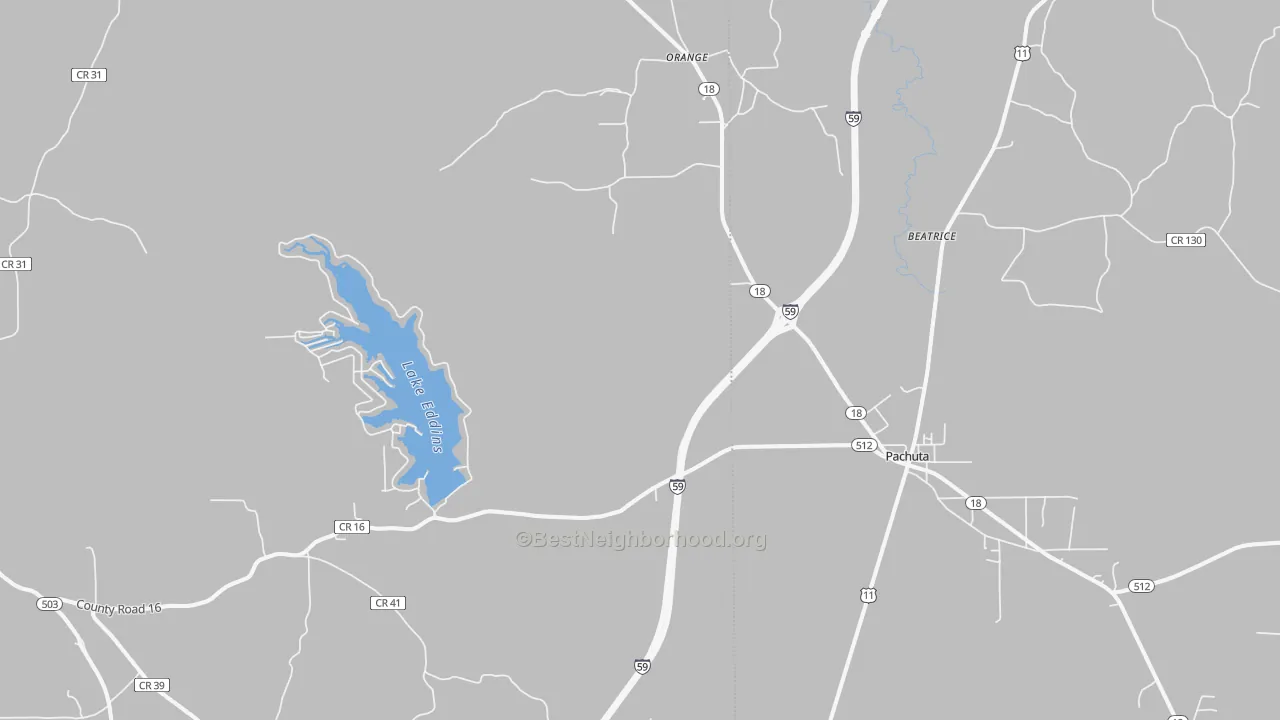 Transit Grade map of 39347, MS