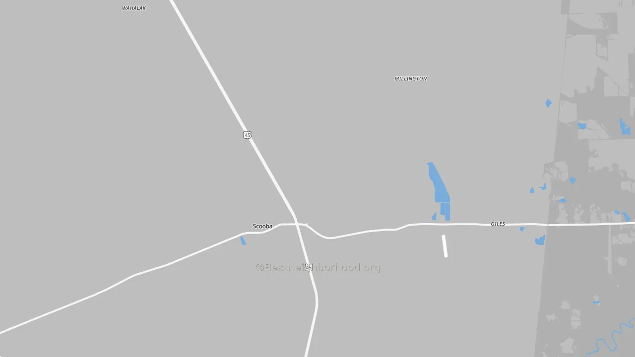 Transit Grade map of 39358, MS