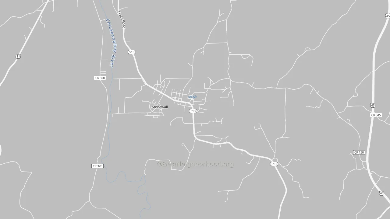 Transit Grade map of 39363, MS