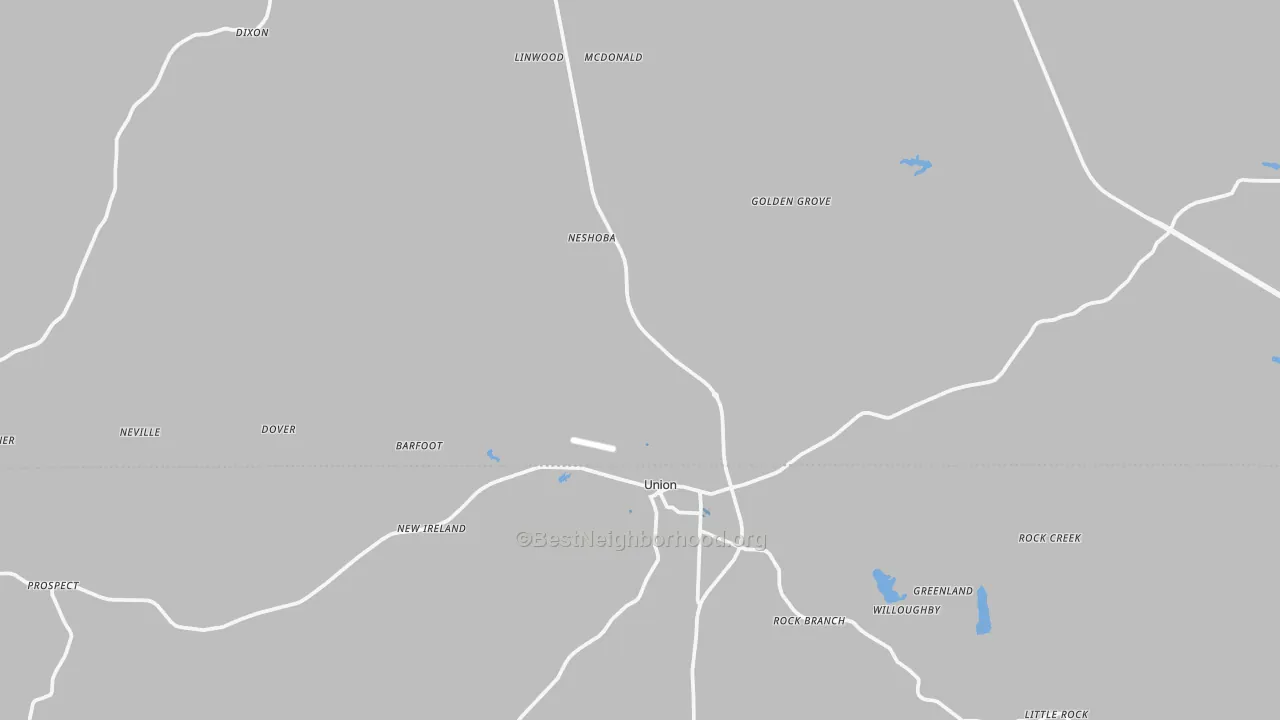 Transit Grade map of 39365, MS