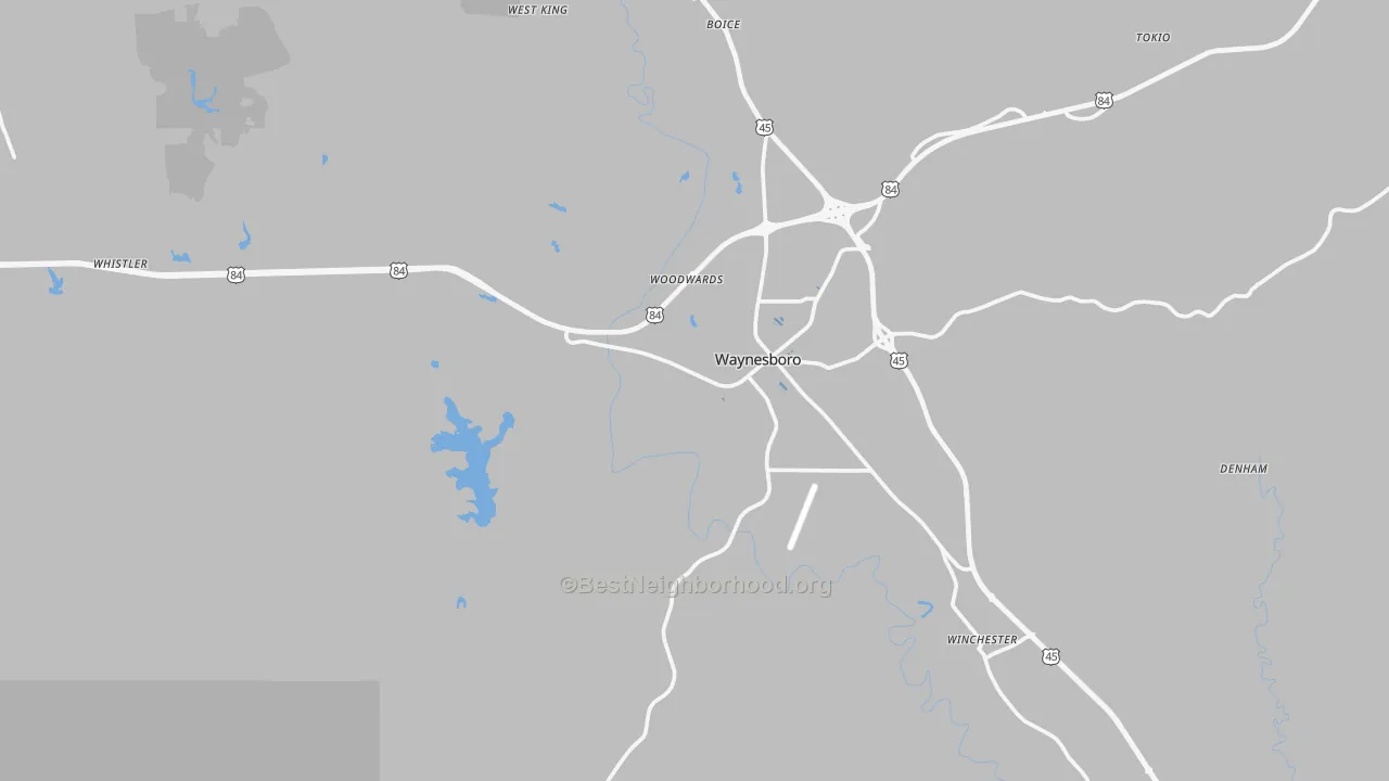 Transit Grade map of 39367, MS