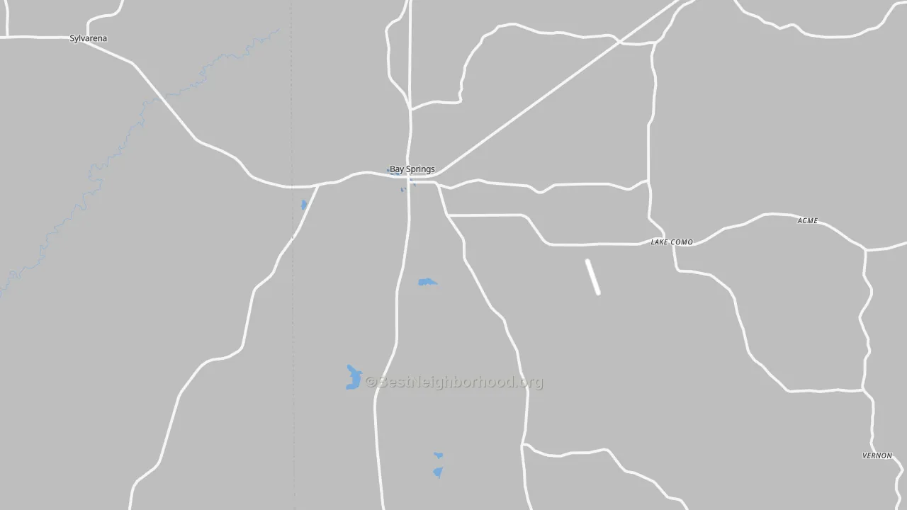 Transit Grade map of 39422, MS