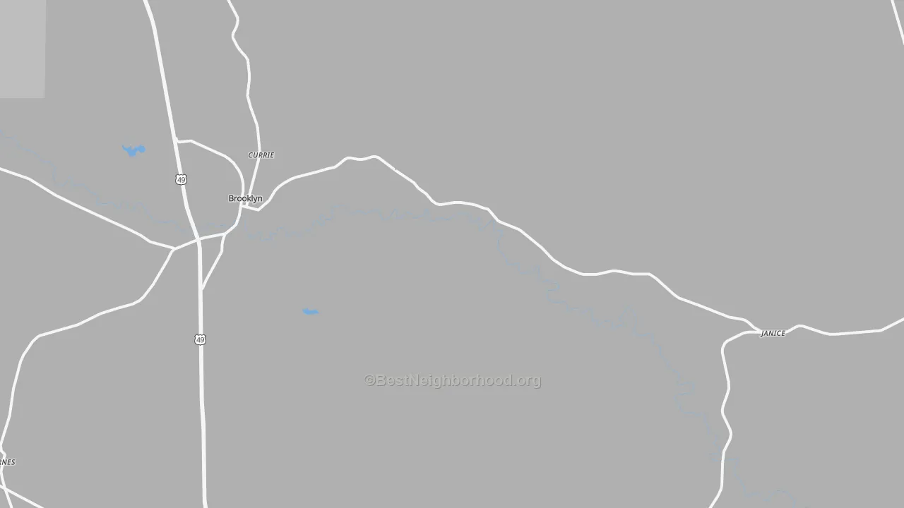 Transit Grade map of 39425, MS