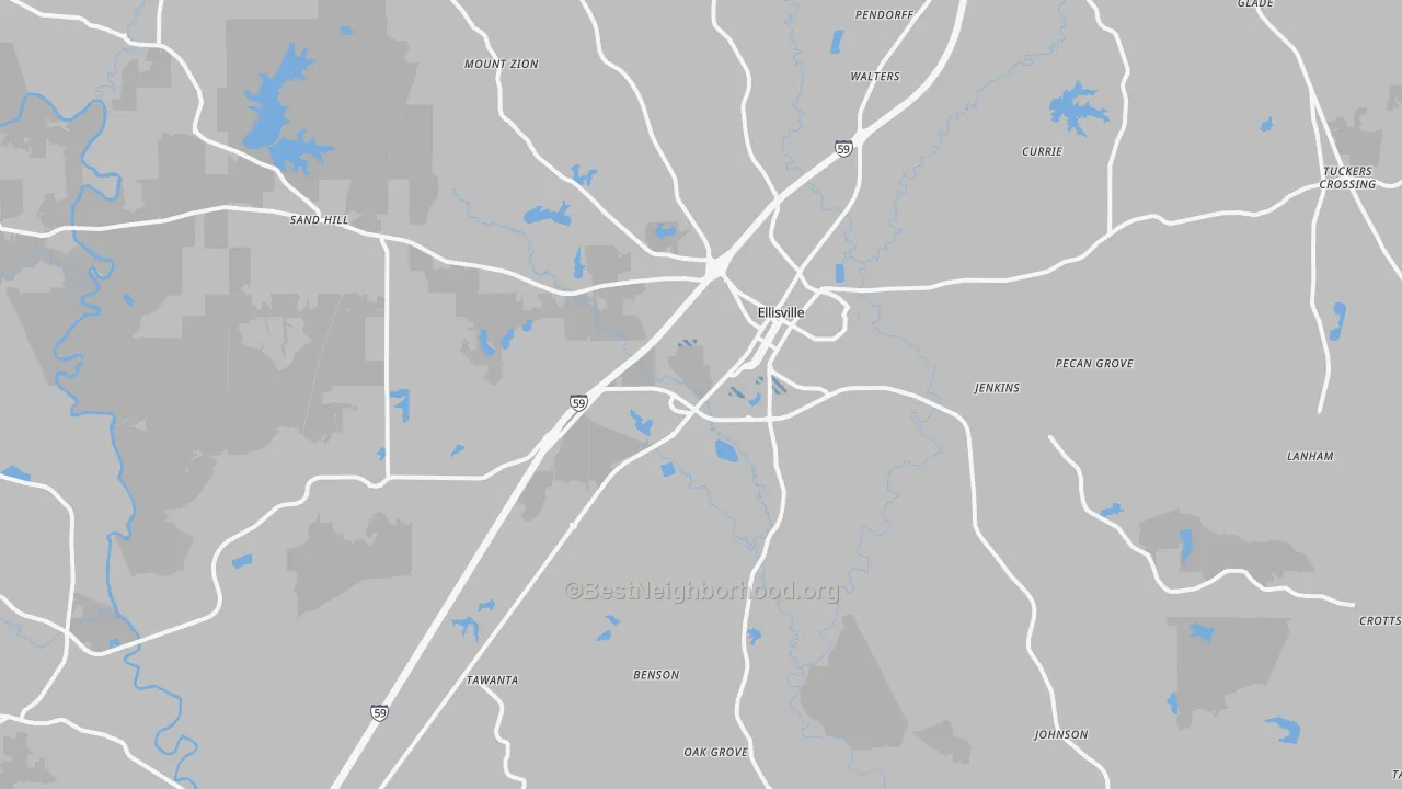 Transit Grade map of 39437, MS
