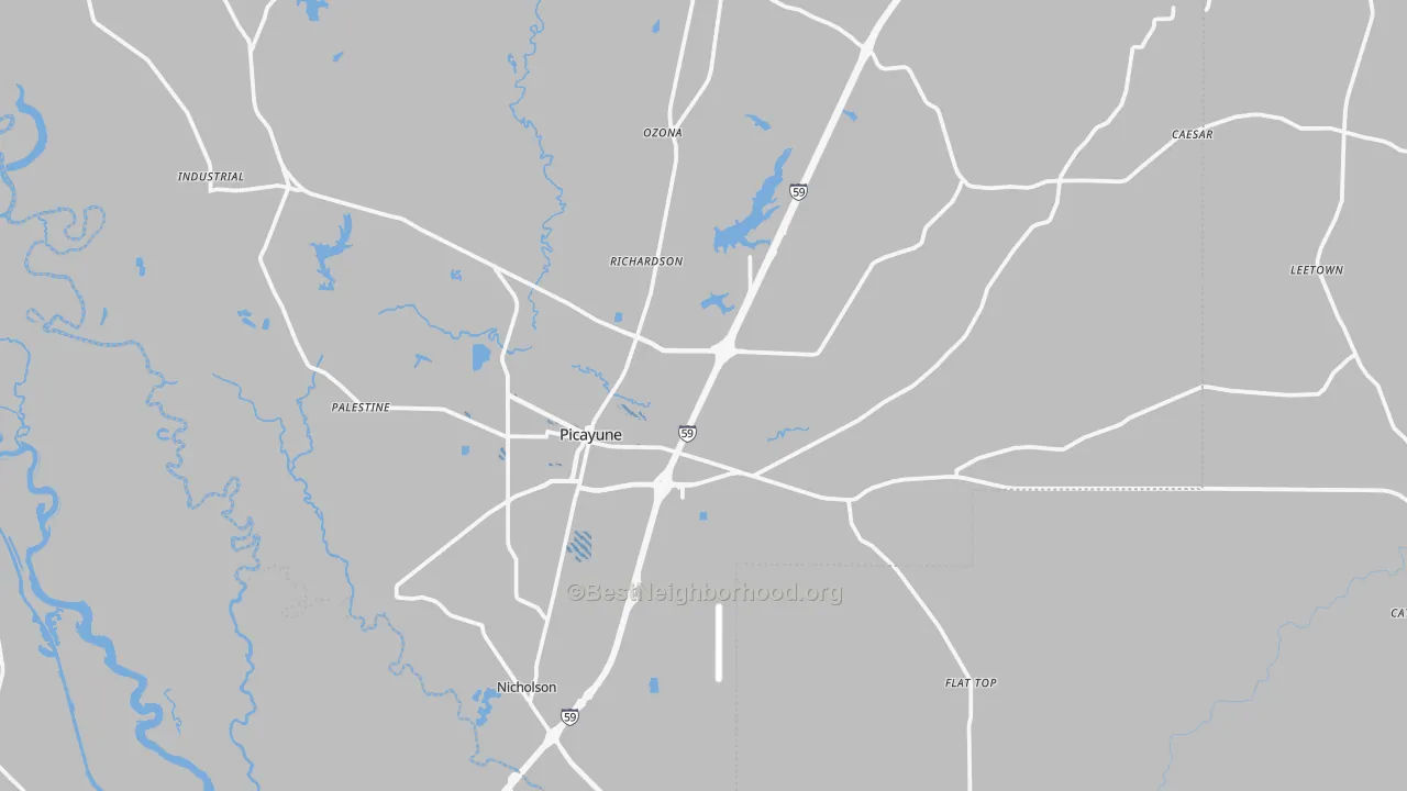 Transit Grade map of 39466, MS