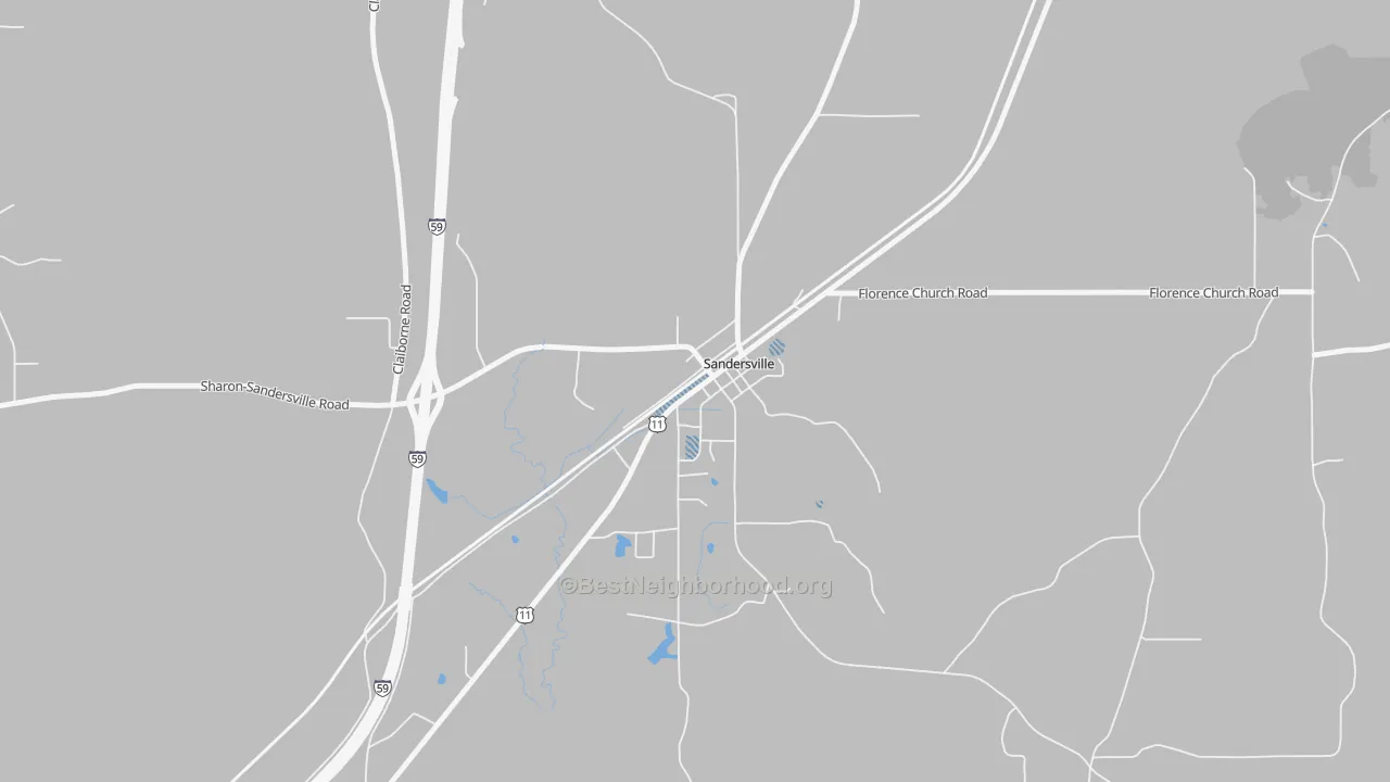 Transit Grade map of 39477, MS