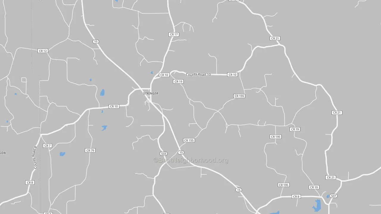 Transit Grade map of 39481, MS