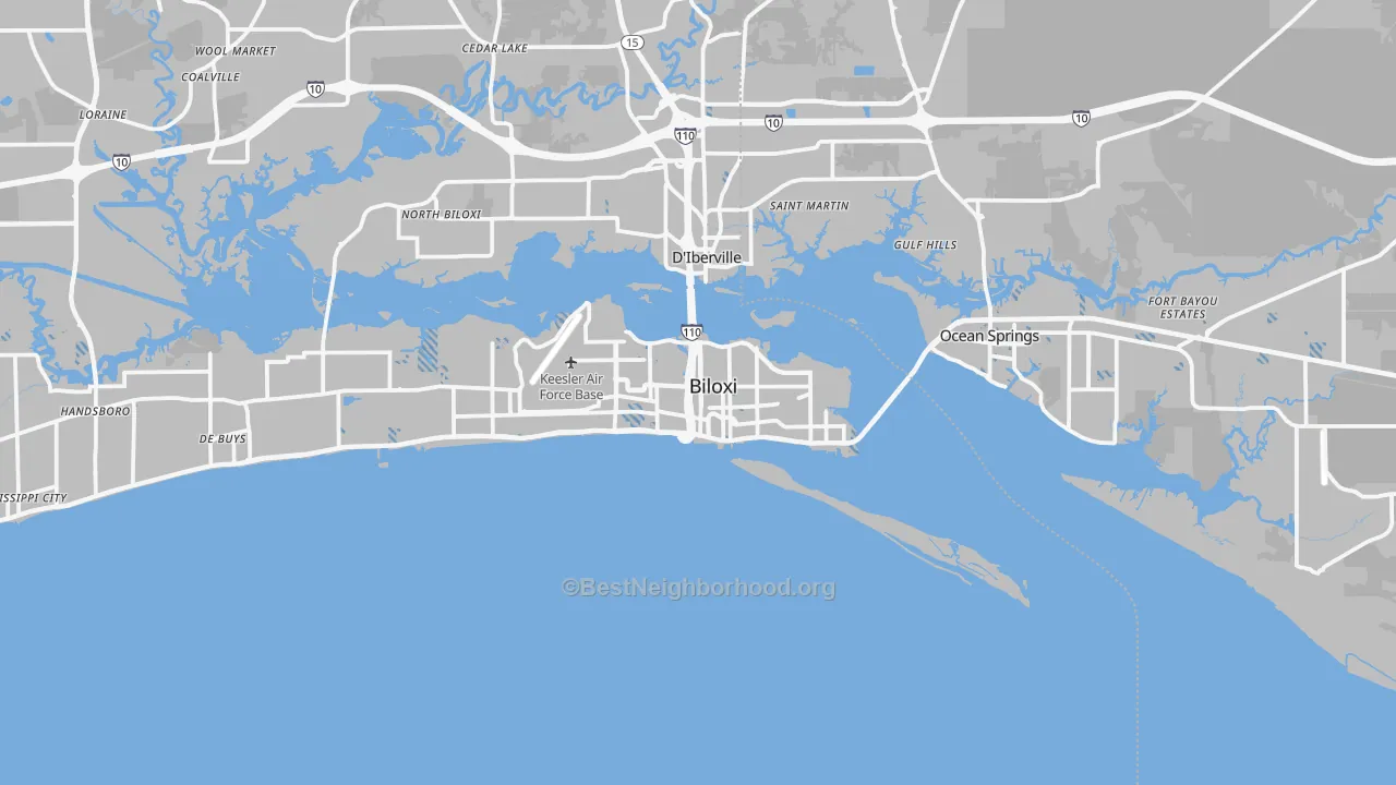 Transit Grade map of 39530, MS