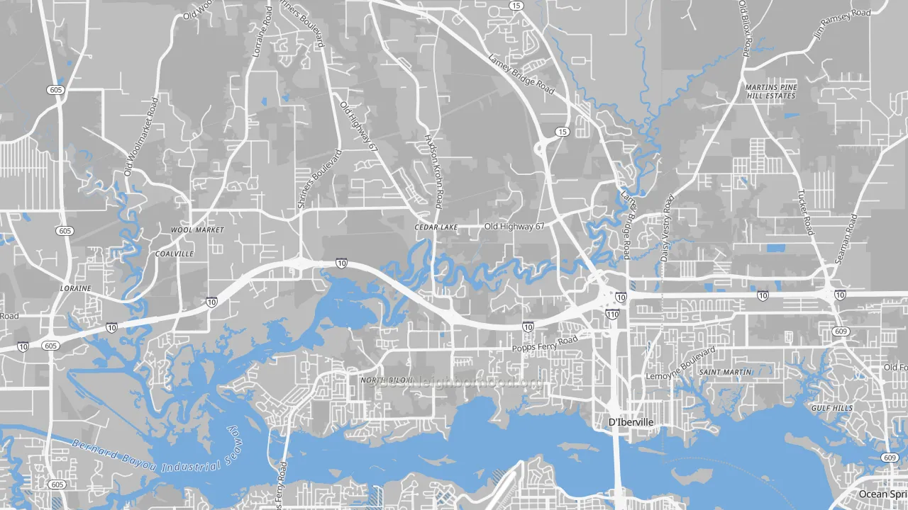 Transit Grade map of 39532, MS