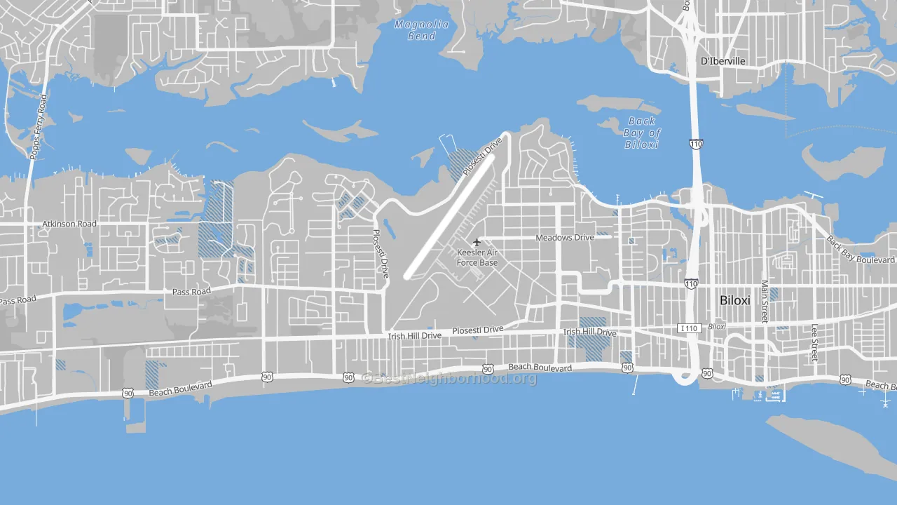 Transit Grade map of 39534, MS