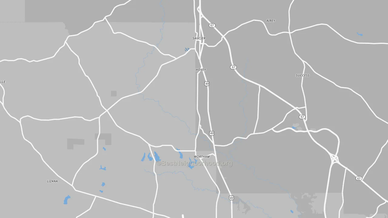 Transit Grade map of 39574, MS