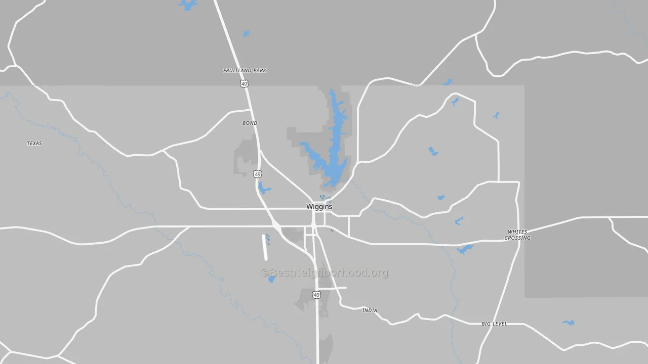 Transit Grade map of 39577, MS