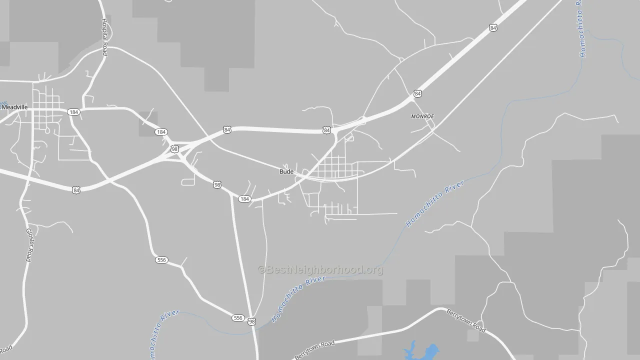 Transit Grade map of 39630, MS