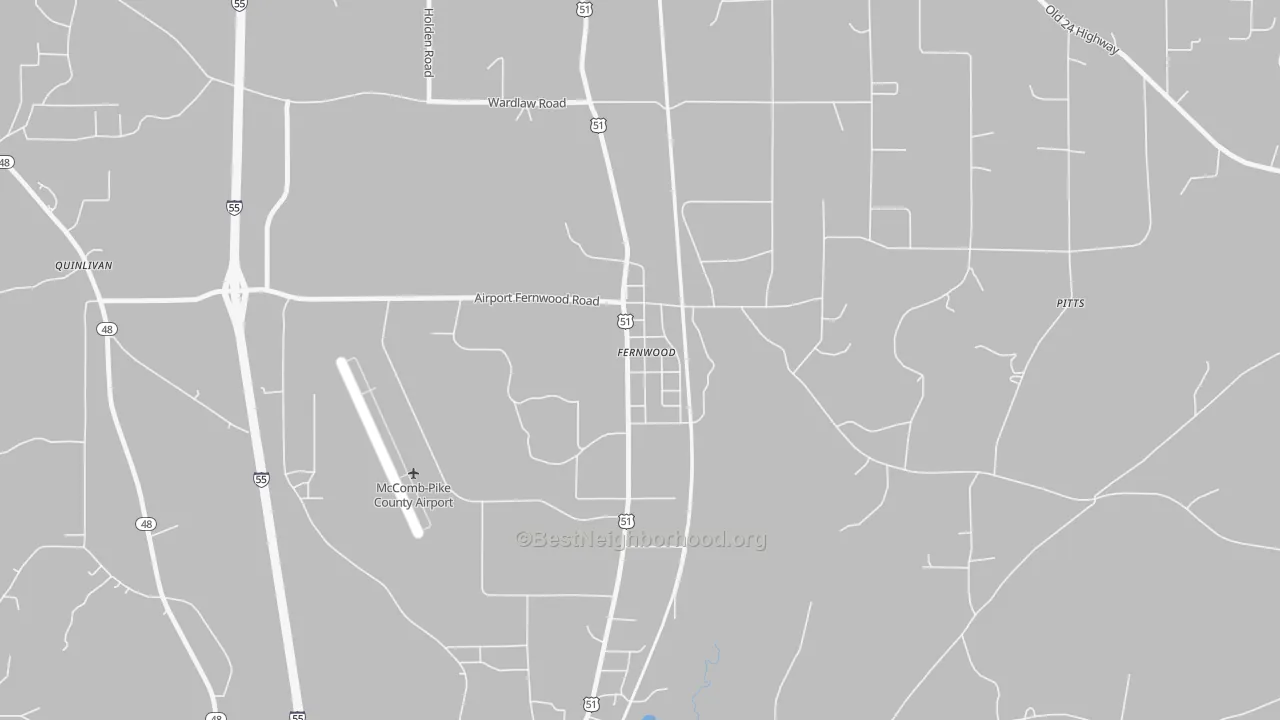 Transit Grade map of 39635, MS