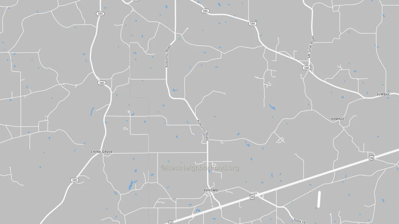 Transit Grade map of 39643, MS
