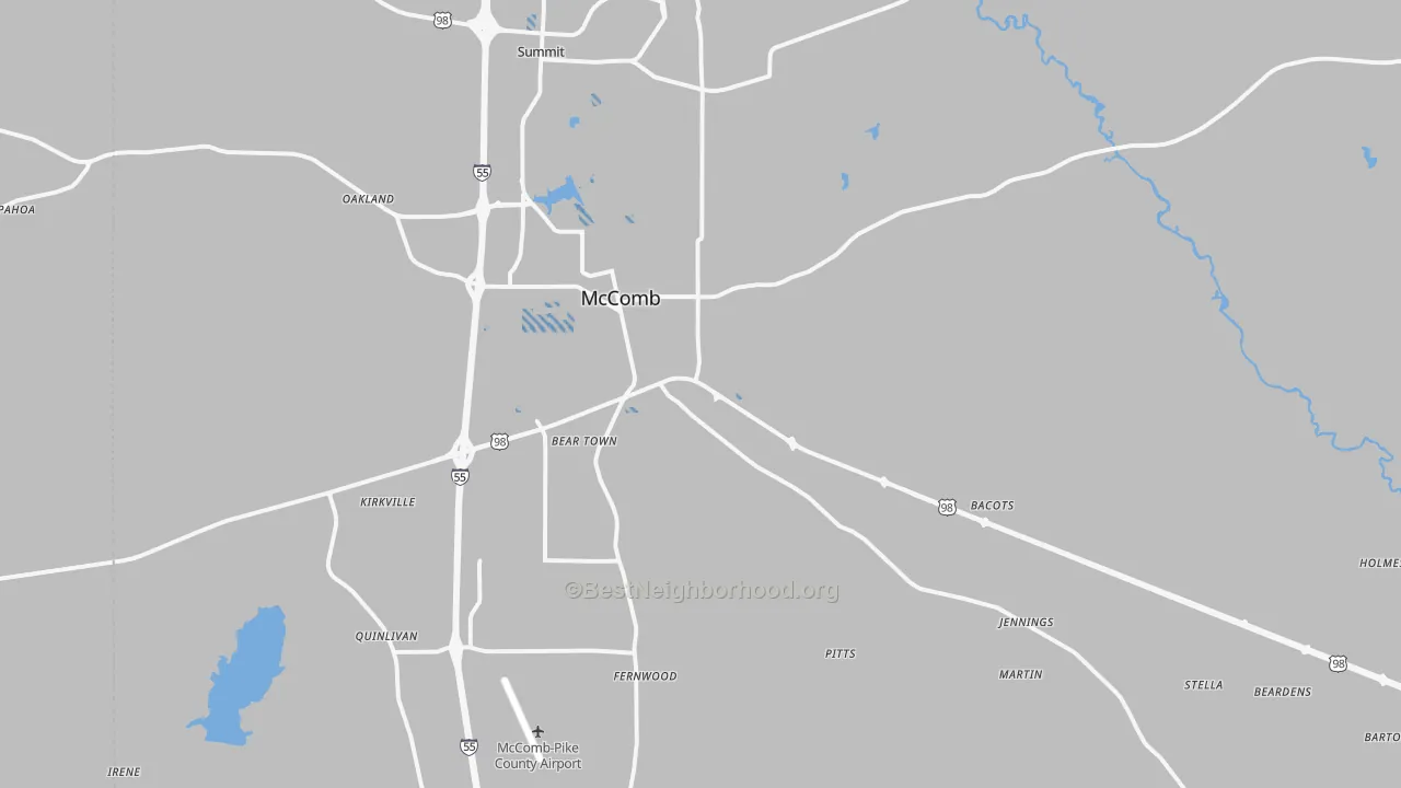 Transit Grade map of 39648, MS