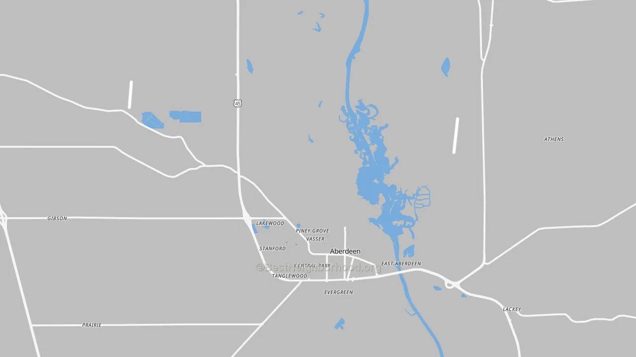 Transit Grade map of 39730, MS