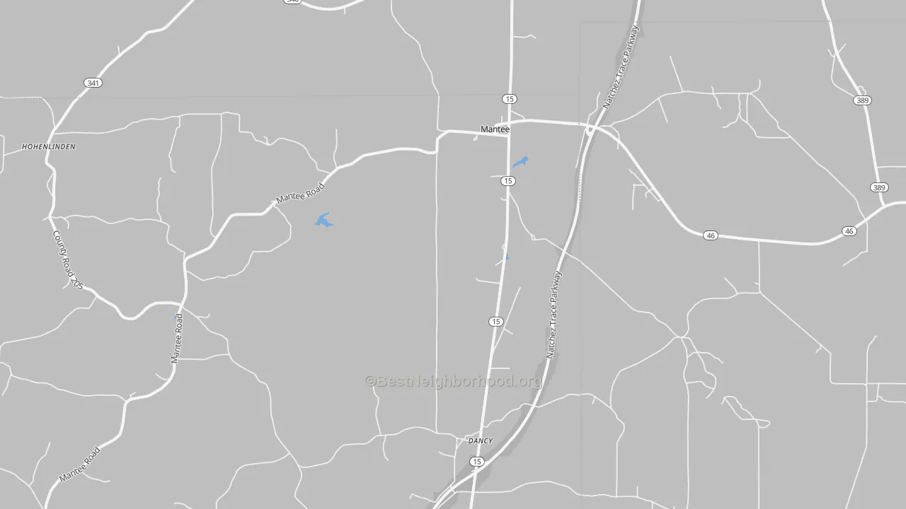 Transit Grade map of 39751, MS