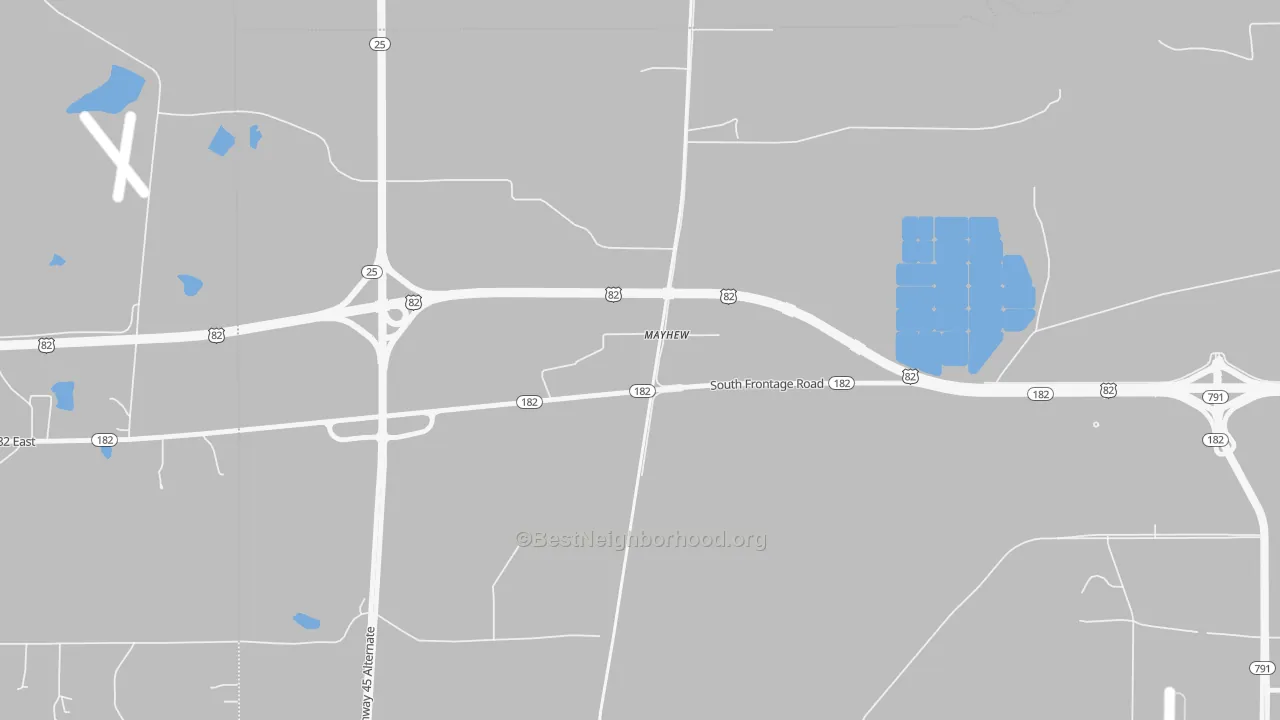 Transit Grade map of 39753, MS