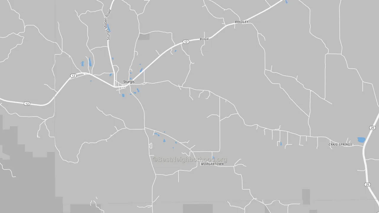 Transit Grade map of 39769, MS