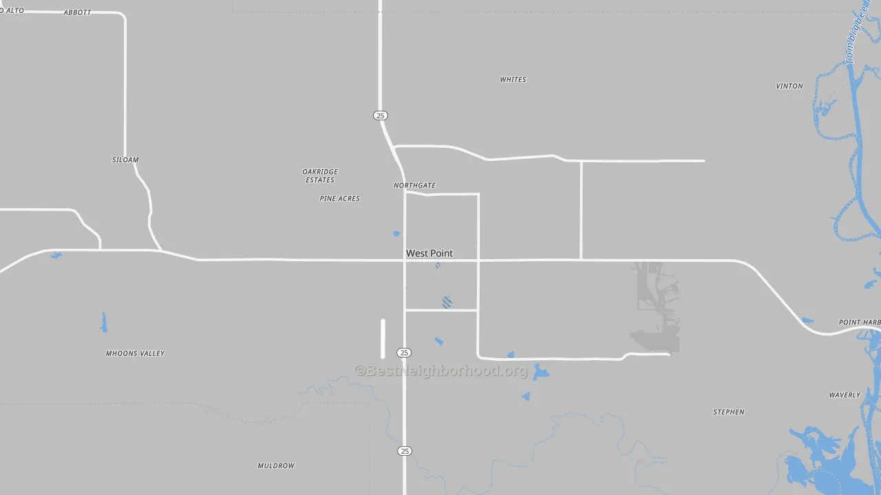 Transit Grade map of 39773, MS