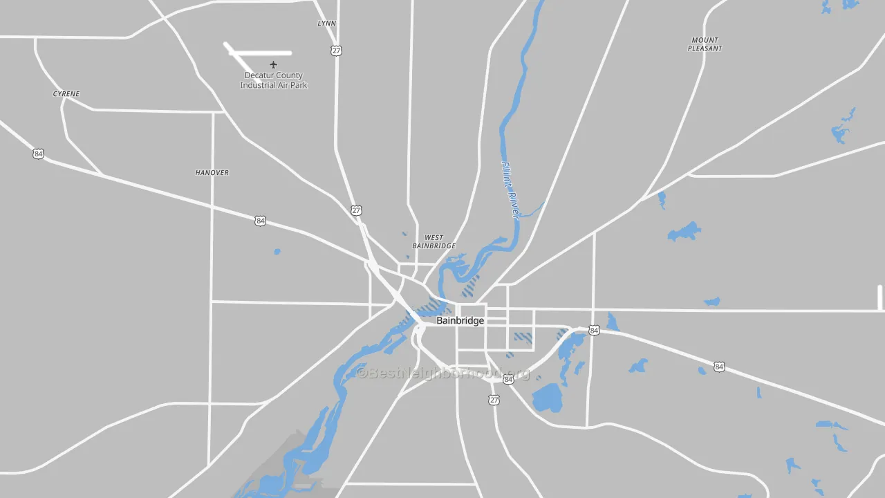 Transit Grade map of 39817, GA