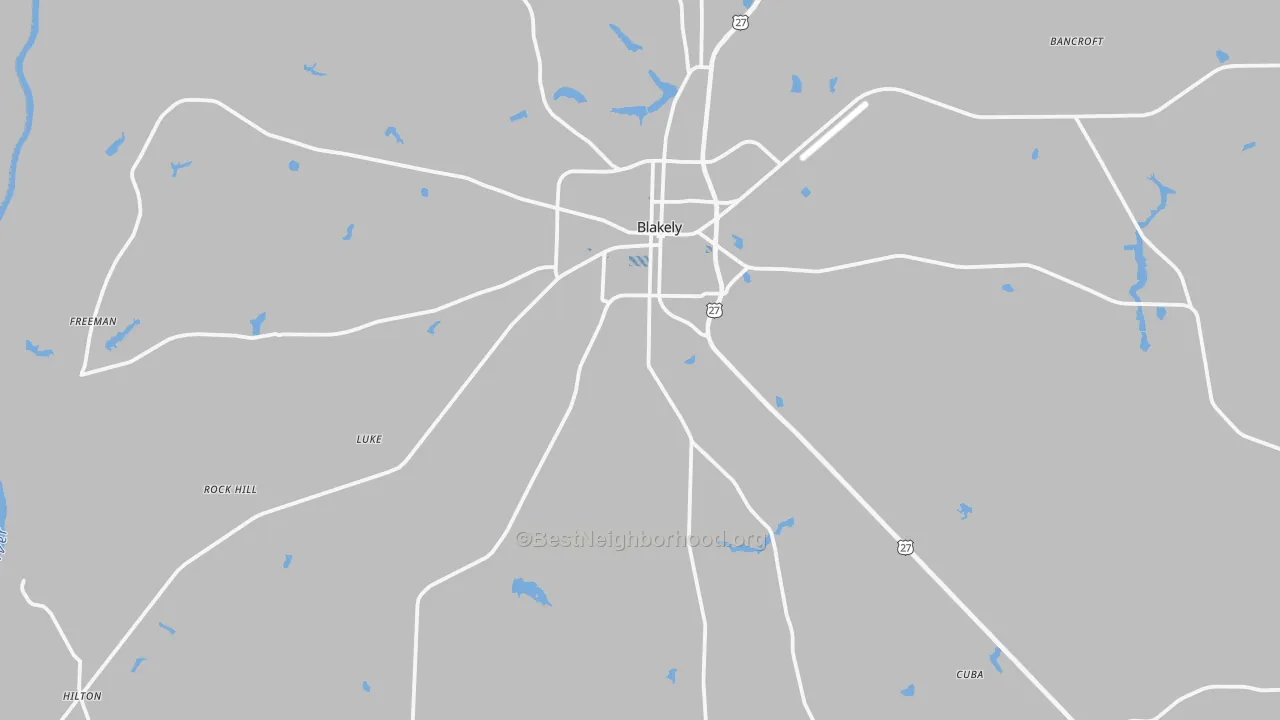 Transit Grade map of 39823, GA