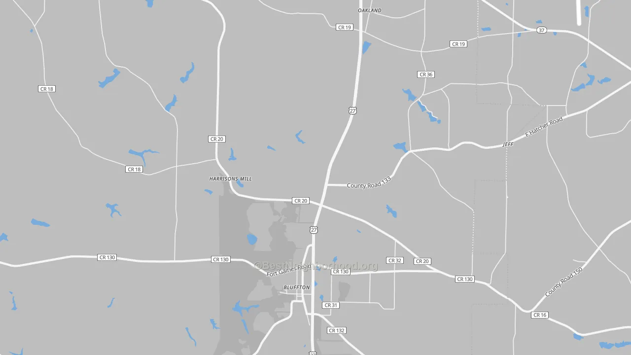Transit Grade map of 39824, GA