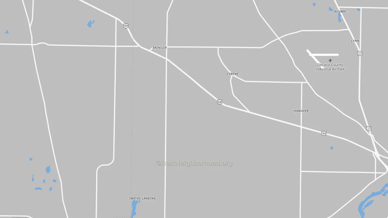 Transit Grade map of 39825, GA