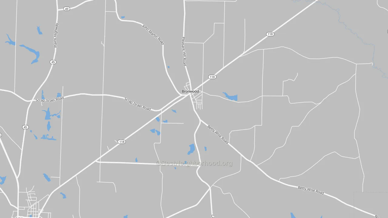 Transit Grade map of 39826, GA