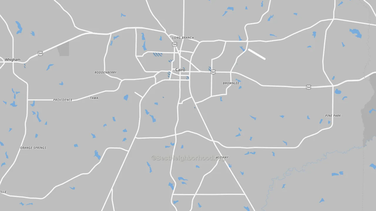 Transit Grade map of 39828, GA